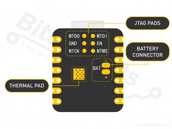 ESP32-C3 Seeed Studio Xiao Ontwikkelboard WiFi/Buetooth 